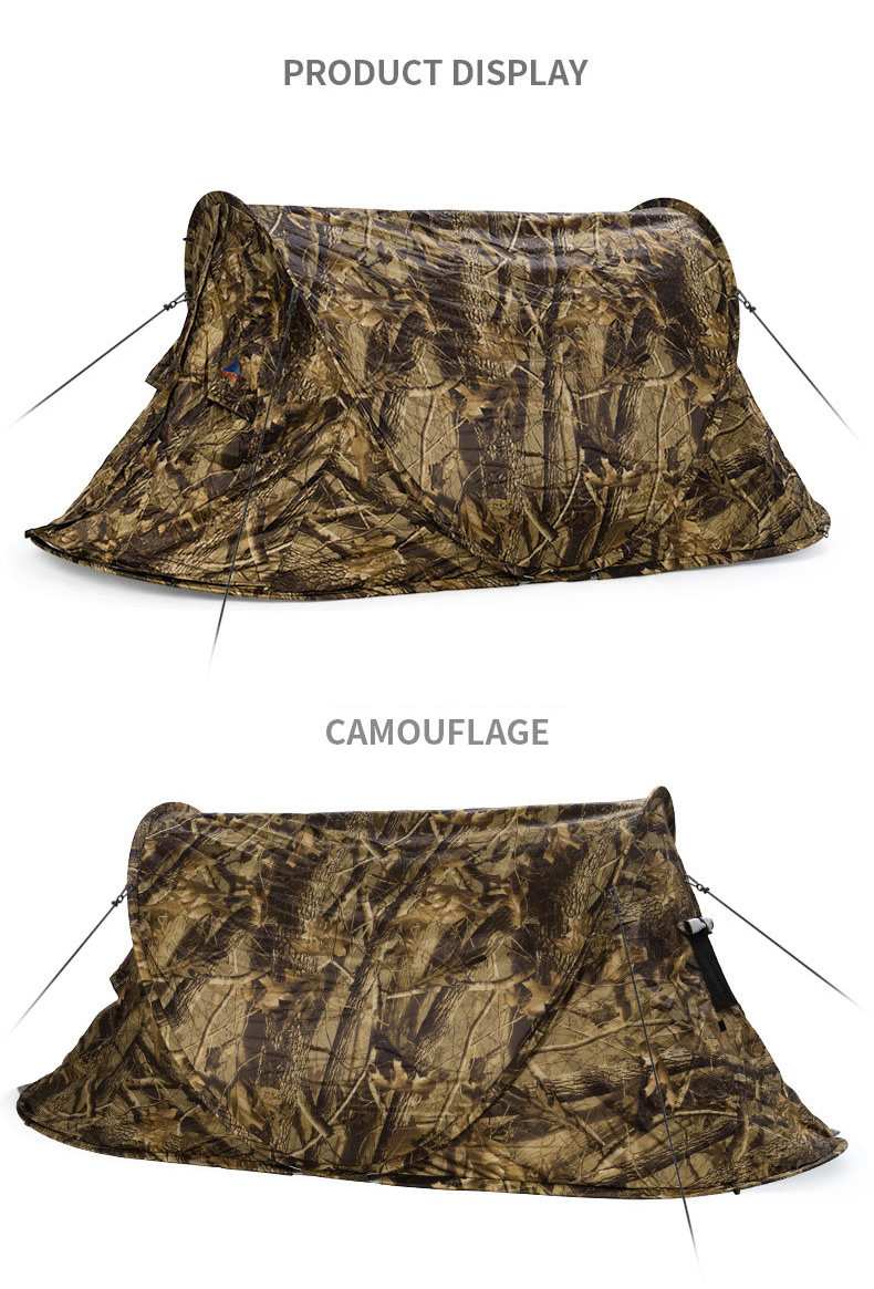 Cheap Goat Tents Outdoor Ultralight Throwing Tent Automatic Pop Up Camouflage Hiking Backpacking Camping Fishing Waterproof Single Tent