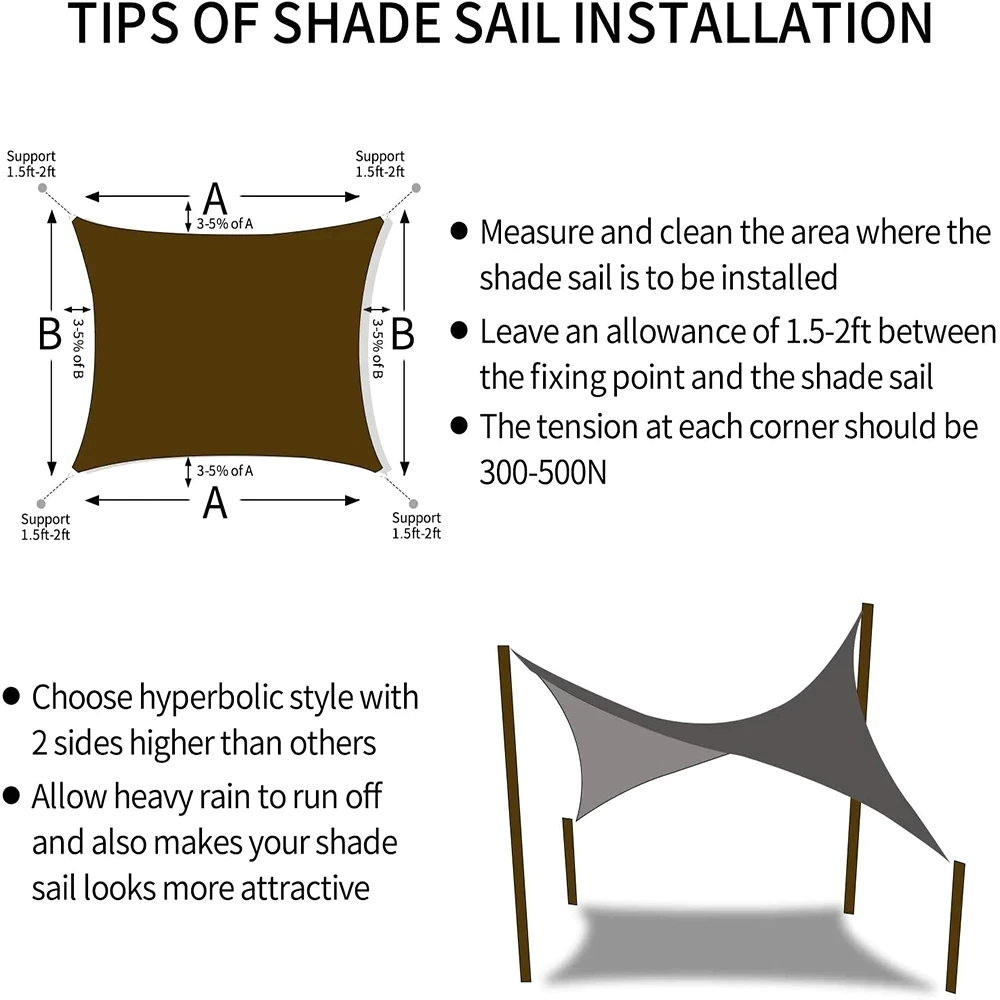 Cheap Goat Tents Outdoor Waterproof Awning Shade Garden Beach Camping Patio Swimming Pool Tent Awning Shade Sail