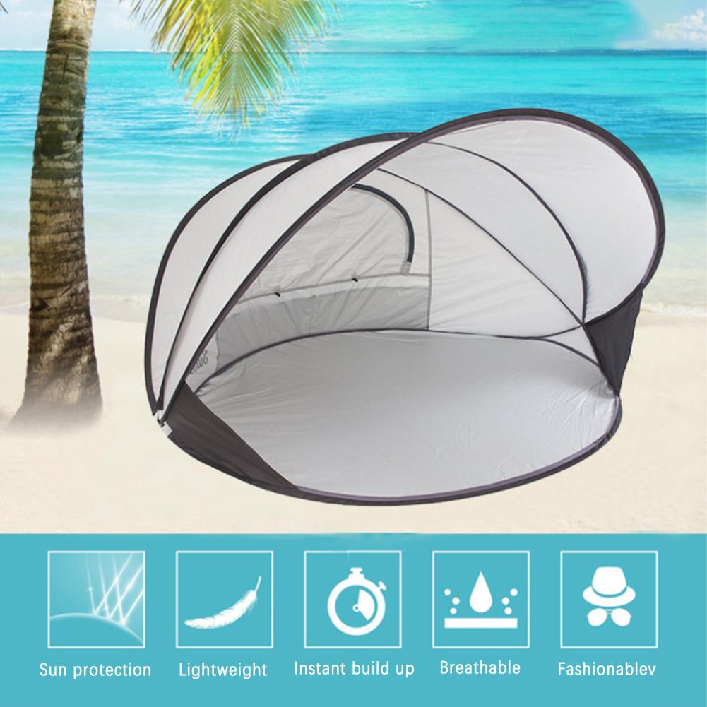 Cheap Goat Tents Oversize Beach Tent Sun Shelter Automatic Pop Up Tent Sunshade Windproof Rainproof Uv Protection Tent For Fishing Camping Hiking