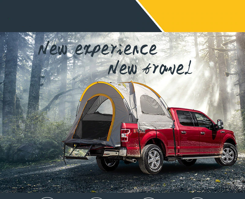 Cheap Goat Tents Pickup Truck Tailgate Bed Tent Outdoor Canopy Camper Pickup Roof Cover Tent For Camping
