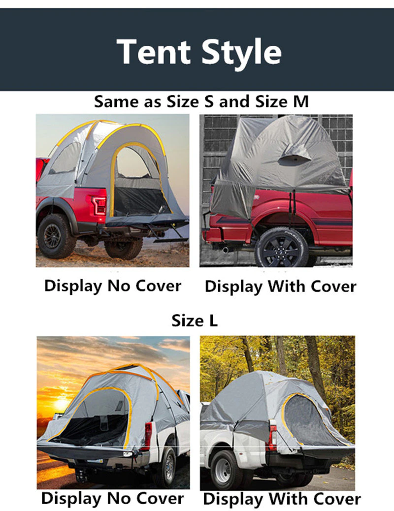 Cheap Goat Tents Pickup Truck Tailgate Bed Tent Outdoor Canopy Camper Pickup Roof Cover Tent For Camping