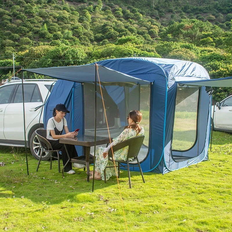 Cheap Goat Tents Pop Up Car Rear Tent Outdoor Camping Hiking Sunshade Tents Waterproof Windproof Self
