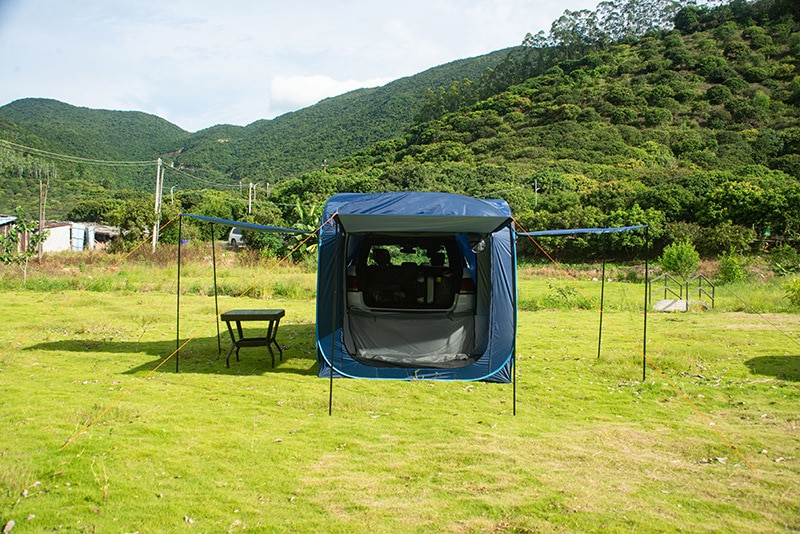 Cheap Goat Tents Pop Up Car Rear Tent Outdoor Camping Hiking Sunshade Tents Waterproof Windproof Self