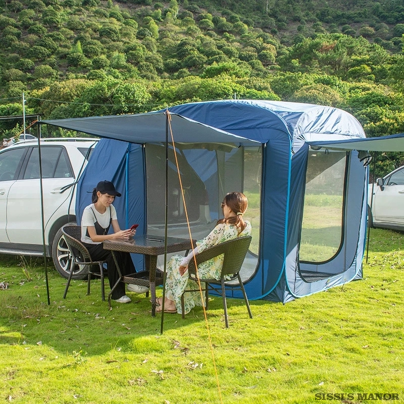 Cheap Goat Tents Pop Up Quick Open Car Rear Tent Outdoor Camping Hiking Sunshade Pergola Waterproof Windproof Self