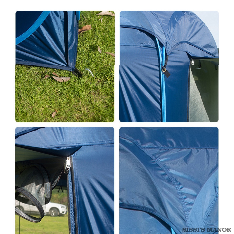 Cheap Goat Tents Pop Up Quick Open Car Rear Tent Outdoor Camping Hiking Sunshade Pergola Waterproof Windproof Self