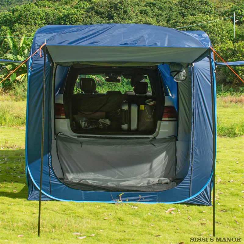Cheap Goat Tents Pop Up Quick Open Car Rear Tent Outdoor Camping Hiking Sunshade Pergola Waterproof Windproof Self