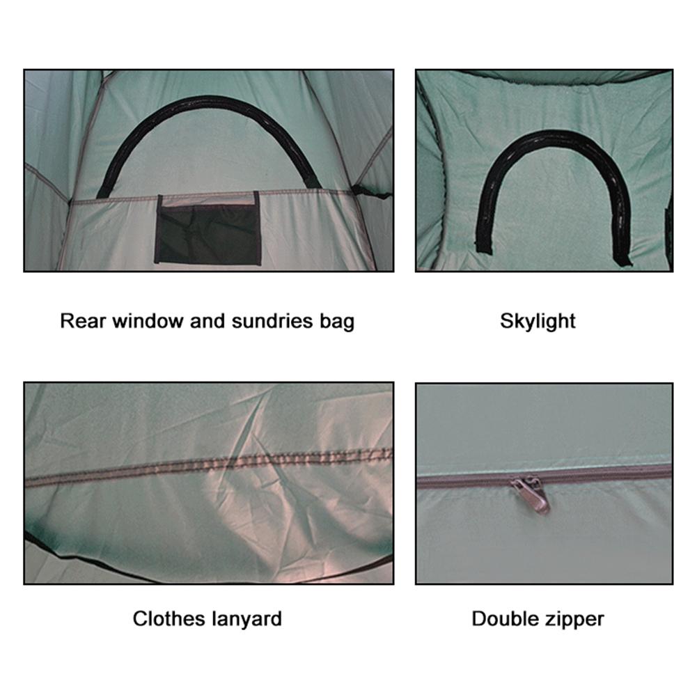 Cheap Goat Tents Pop Up Shower Tent Outdoor Camping Toilet Tent Chang Room Shower Tent With Carrying Bag Moving Bathroom Privacy Toilet Shelter