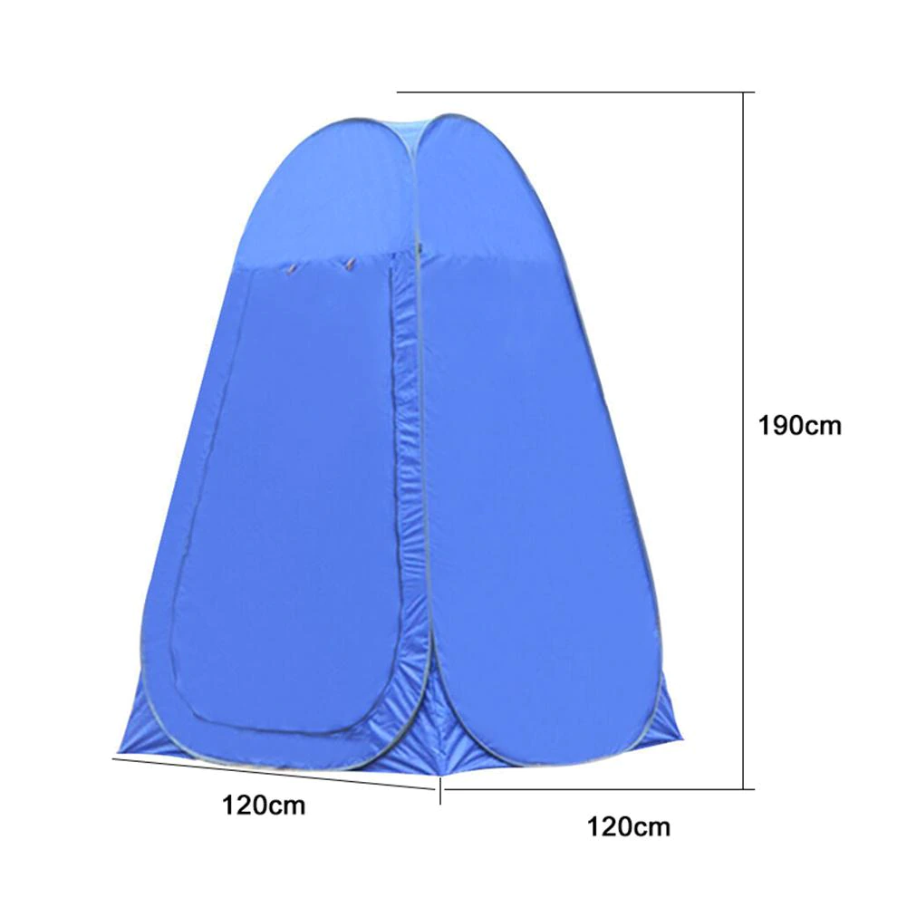 Cheap Goat Tents Pop Up Shower Tent Outdoor Camping Toilet Tent Chang Room Shower Tent With Carrying Bag Moving Bathroom Privacy Toilet Shelter