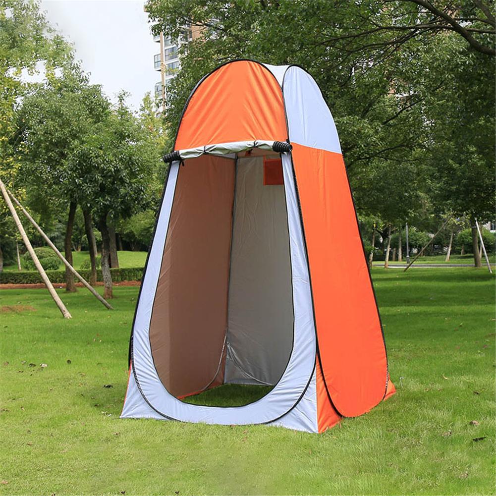 Cheap Goat Tents Pop Up Shower Tent Outdoor Camping Toilet Tent Chang Room Shower Tent With Carrying Bag Moving Bathroom Privacy Toilet Shelter