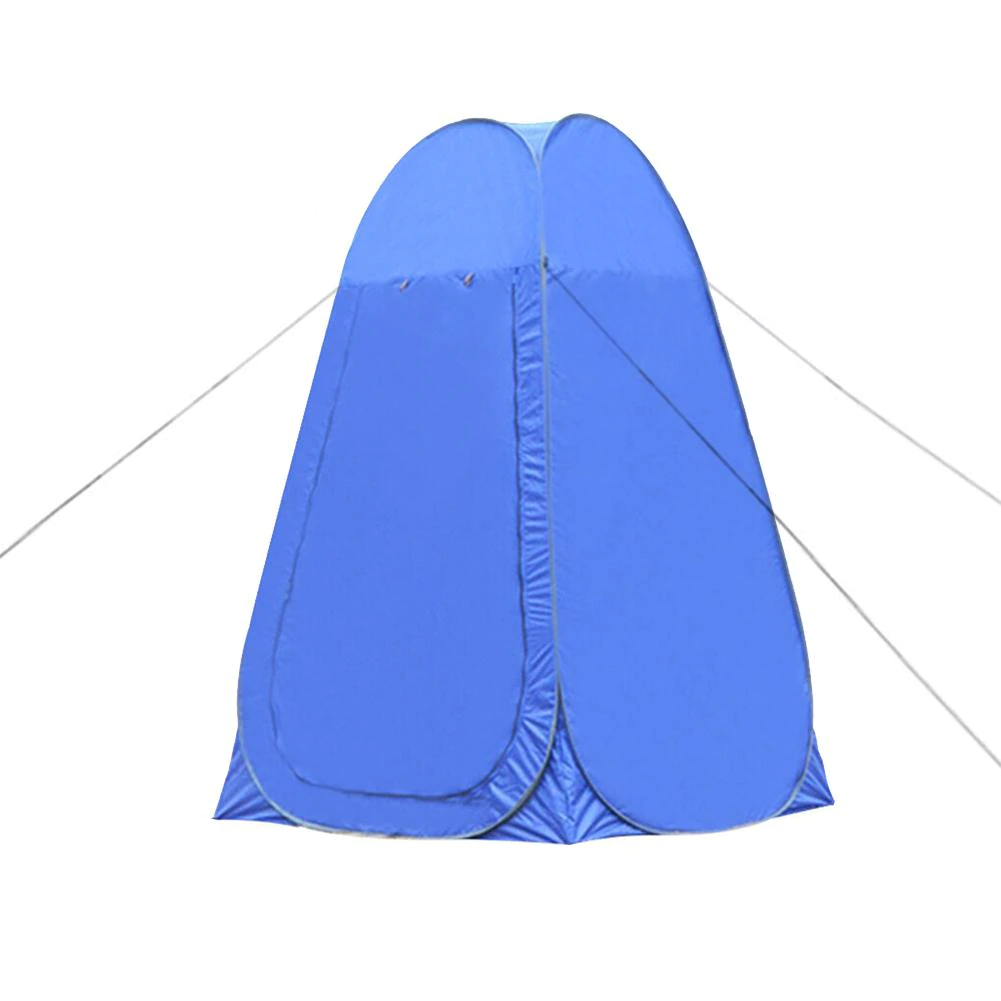 Cheap Goat Tents Pop Up Shower Tent Outdoor Camping Toilet Tent Chang Room Shower Tent With Carrying Bag Moving Bathroom Privacy Toilet Shelter