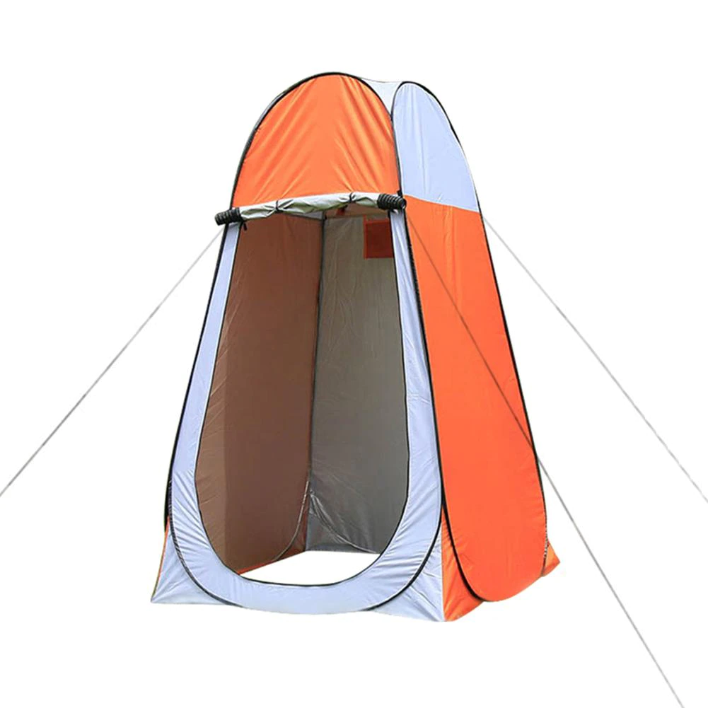 Cheap Goat Tents Pop Up Shower Tent Outdoor Camping Toilet Tent Chang Room Shower Tent With Carrying Bag Moving Bathroom Privacy Toilet Shelter