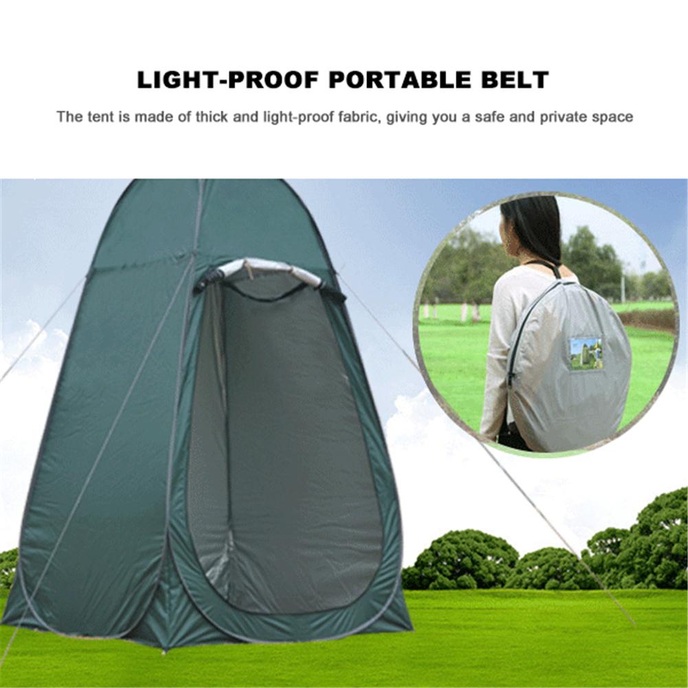 Cheap Goat Tents Pop Up Shower Tent Outdoor Camping Toilet Tent Chang Room Shower Tent With Carrying Bag Moving Bathroom Privacy Toilet Shelter