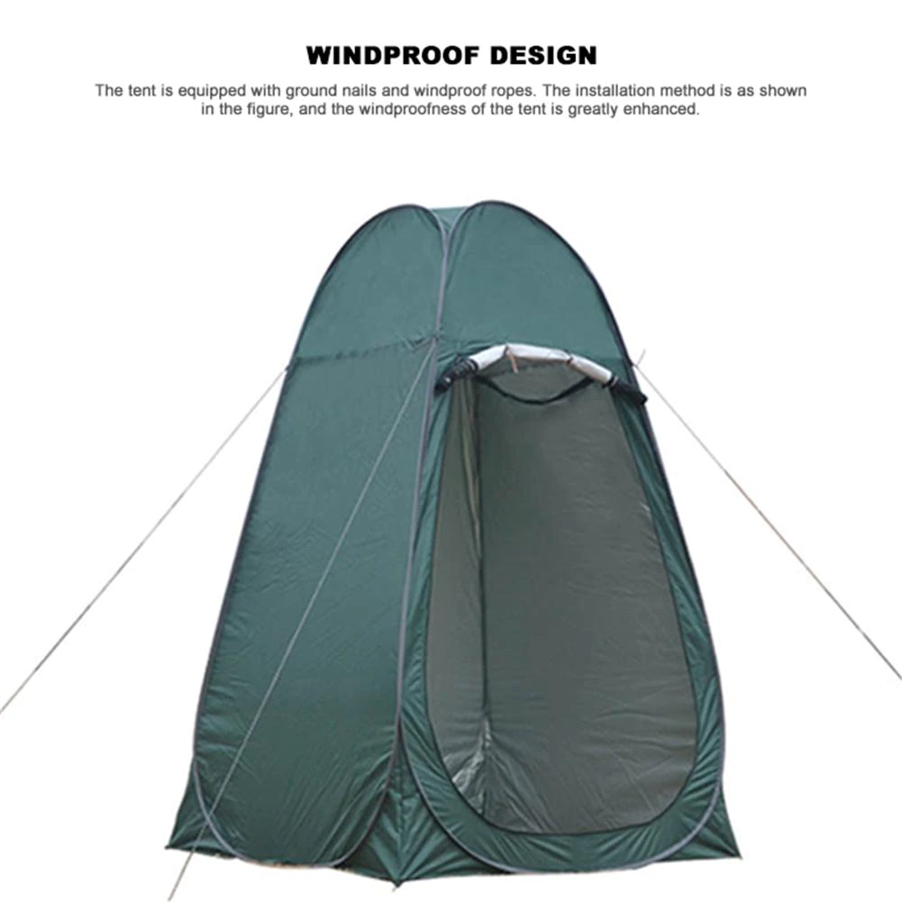 Cheap Goat Tents Pop Up Shower Tent Outdoor Camping Toilet Tent Chang Room Shower Tent With Carrying Bag Moving Bathroom Privacy Toilet Shelter