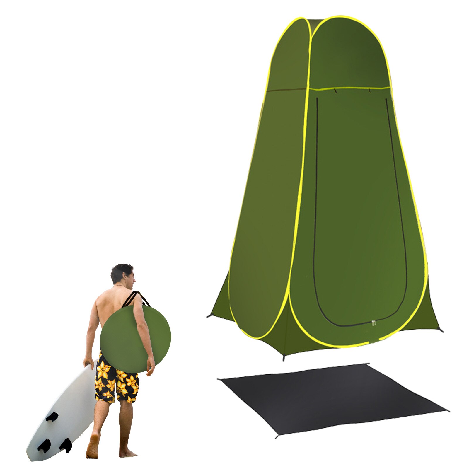 Cheap Goat Tents Popup Privacy Tent Camping Portable Toilet Tent Outdoor Camp Bathroom Changing Dressing Room Instant Privacy Shelters Dropship