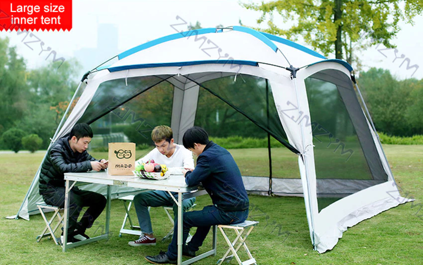 Cheap Goat Tents Portable Camping Mosquito Net Outdoor Sunshade Cover Mesh Tent For Family Party Garden Beach Travelling Camping Tent Easy Setup