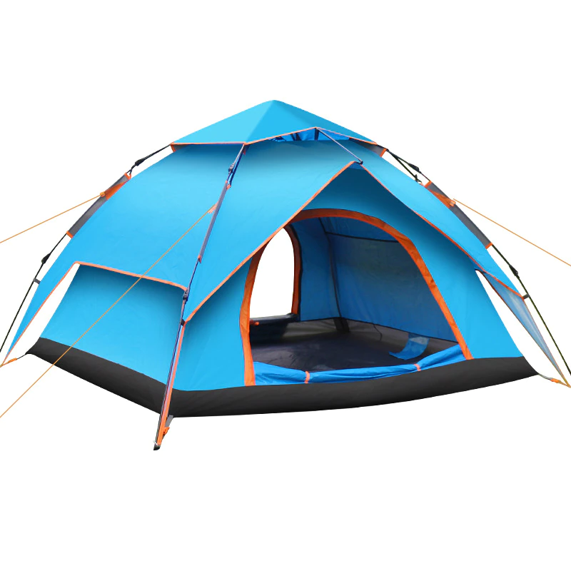 Cheap Goat Tents Portable Family Camping 2 Layers Tent Single Layer Use Suit For 3