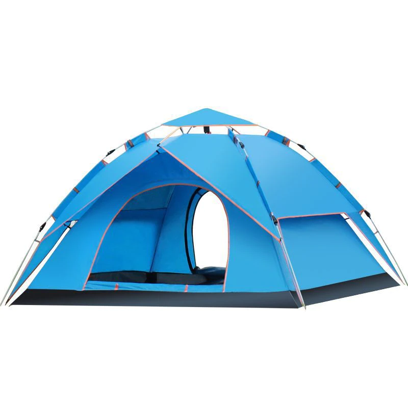 Cheap Goat Tents Portable Family Camping 2 Layers Tent Single Layer Use Suit For 3