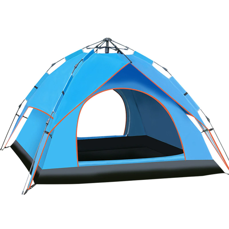 Cheap Goat Tents Portable Family Camping 2 Layers Tent Single Layer Use Suit For 3
