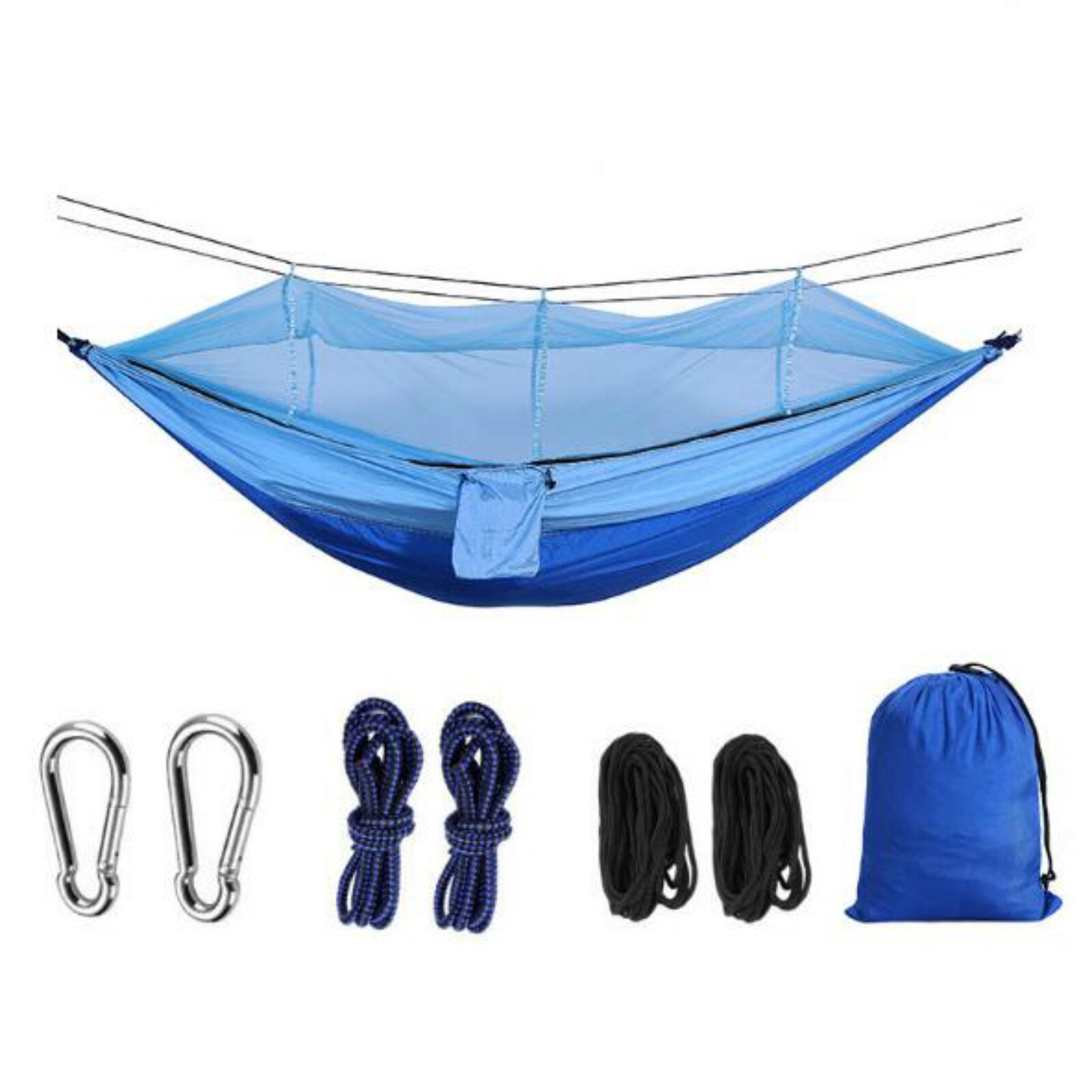 Cheap Goat Tents Portable Outdoor Camping Hammock With Mosquito Net High Strength Parachute Fabric Hanging Bed Hunting Sleeping Swing