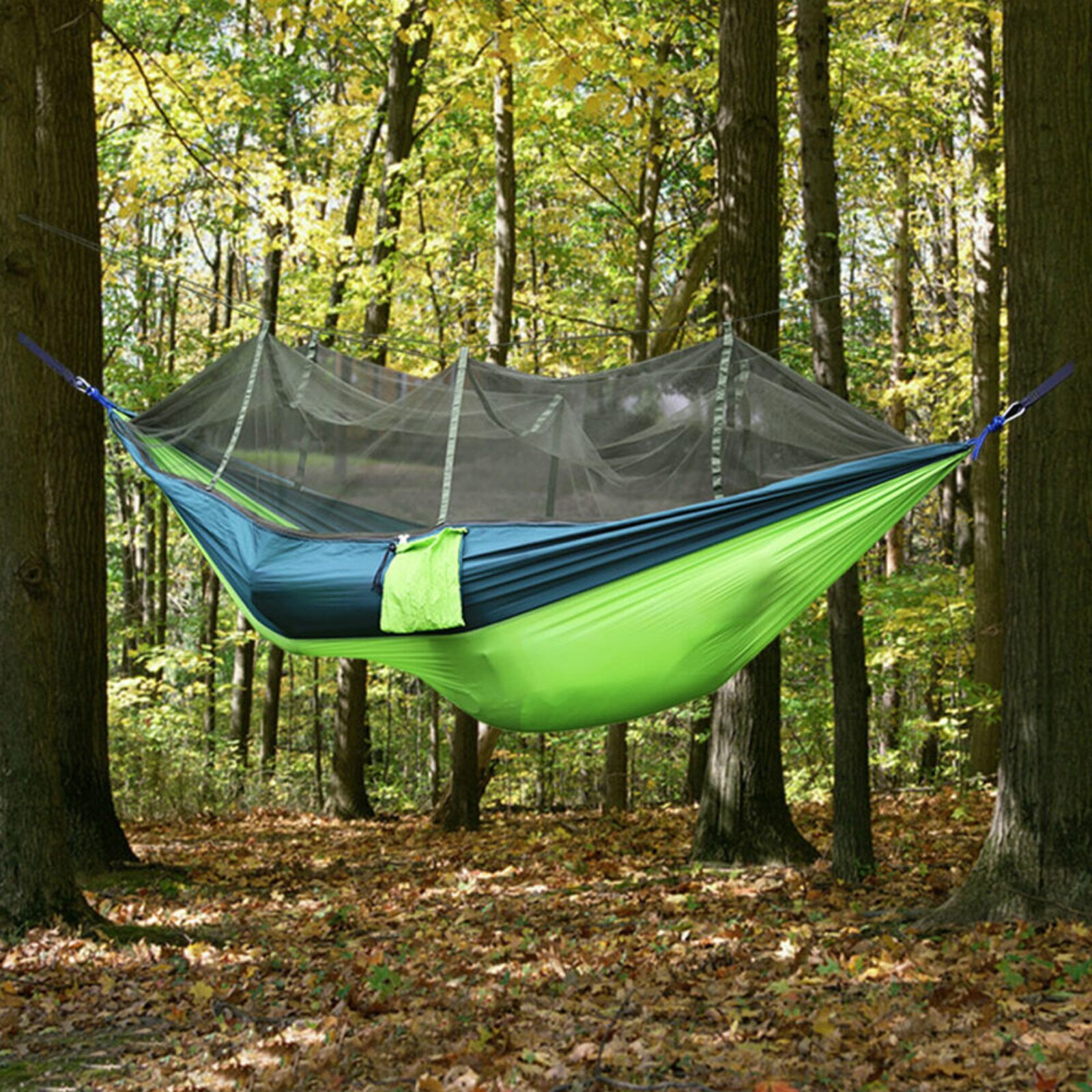 Cheap Goat Tents Portable Outdoor Camping Hammock With Mosquito Net High Strength Parachute Fabric Hanging Bed Hunting Sleeping Swing