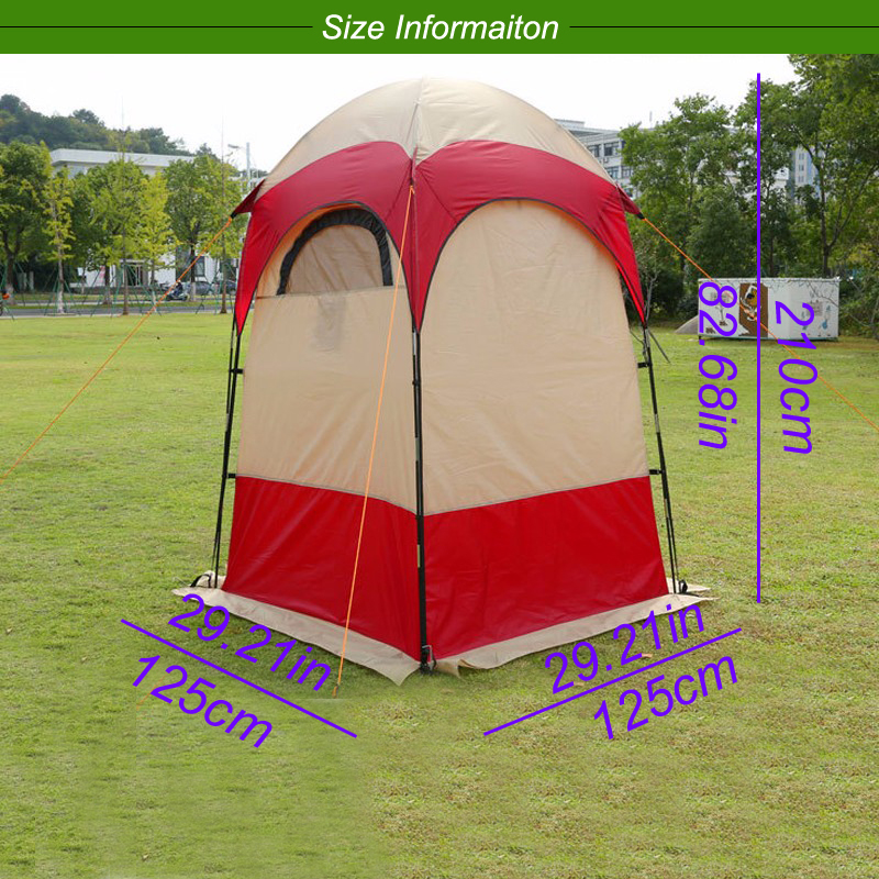 Cheap Goat Tents Portable Outdoor Camping Toilet Tent Uv Function Spray Tan Tent Movable Wc Bathroom Shower Dressing Privacy Changing Room Tent