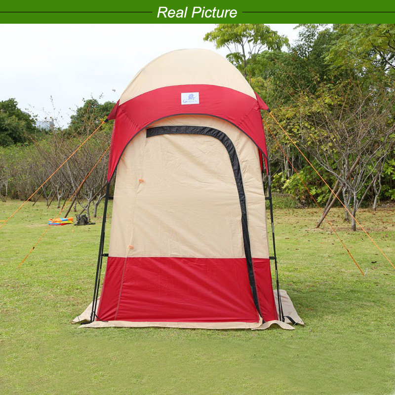 Cheap Goat Tents Portable Outdoor Camping Toilet Tent Uv Function Spray Tan Tent Movable Wc Bathroom Shower Dressing Privacy Changing Room Tent