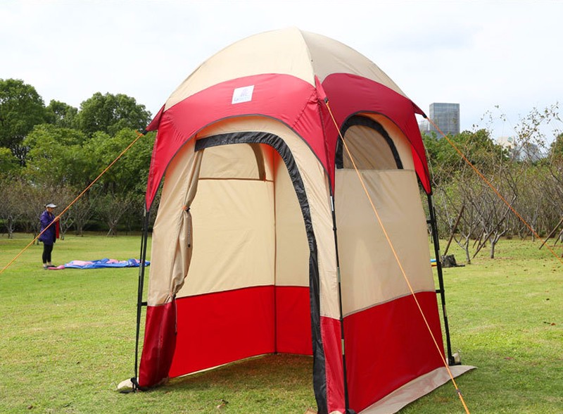 Cheap Goat Tents Portable Outdoor Camping Toilet Tent Uv Function Spray Tan Tent Movable Wc Bathroom Shower Dressing Privacy Changing Room Tent