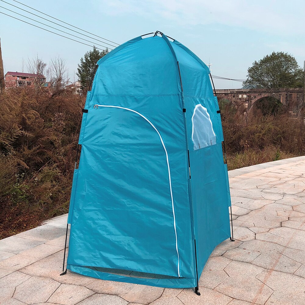 Cheap Goat Tents Portable Outdoor Shower Bath Changing Fitting Room Tent Shelter Camping Beach Privacy Toilet Waterproof Camping Tent