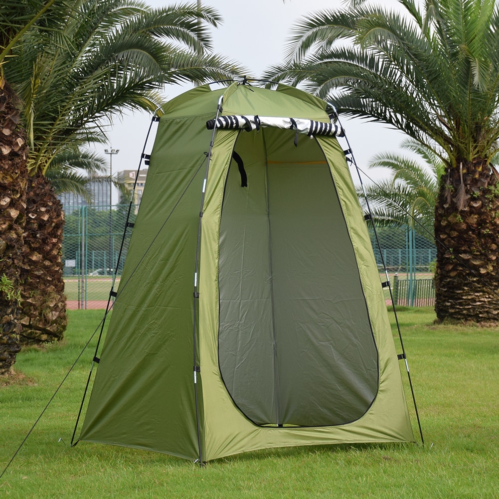 Cheap Goat Tents Portable Outdoor Shower Tent Privacy Shower Bath Change Clothes Tent Camp Toilet Rain Shelter For Fishing Camping Hiking Beach