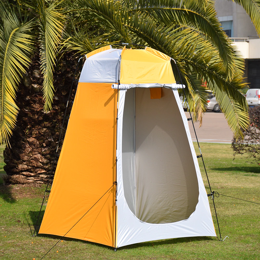 Cheap Goat Tents Portable Outdoor Shower Tent Privacy Shower Bath Change Clothes Tent Camp Toilet Rain Shelter For Fishing Camping Hiking Beach