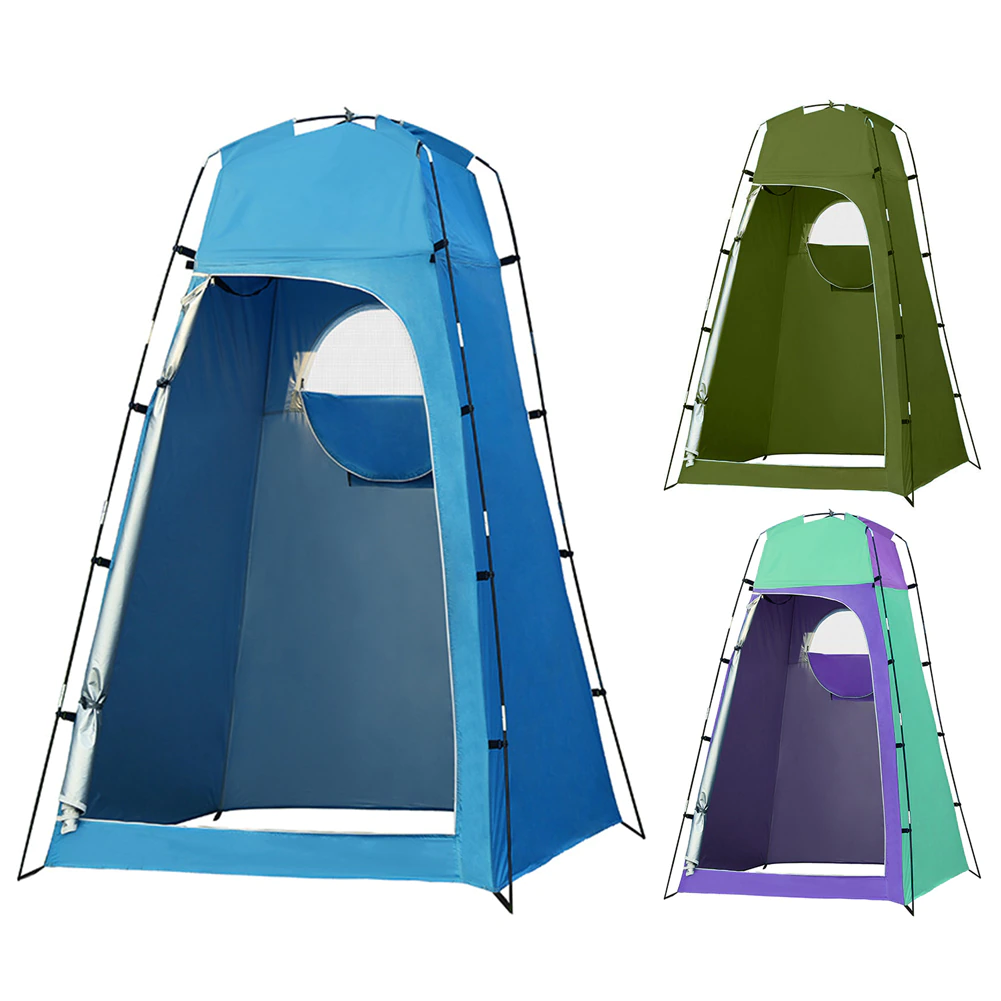 Cheap Goat Tents Portable Outdoor Shower Tent Privacy Shower Bath Change Clothes Tent Camp Toilet Rain Shelter For Fishing Camping Hiking Beach