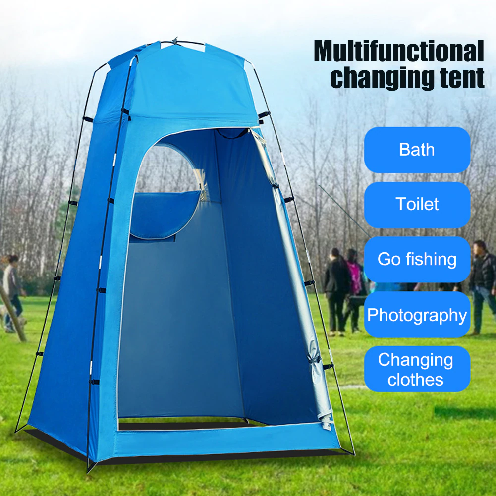 Cheap Goat Tents Portable Outdoor Shower Tent Privacy Shower Bath Change Clothes Tent Camp Toilet Rain Shelter For Fishing Camping Hiking Beach