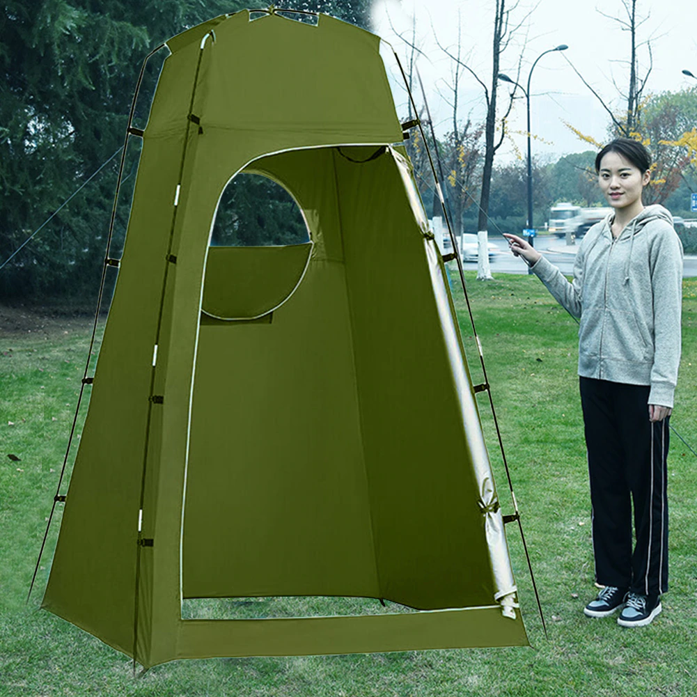 Cheap Goat Tents Portable Outdoor Shower Tent Privacy Shower Bath Change Clothes Tent Camp Toilet Rain Shelter For Fishing Camping Hiking Beach