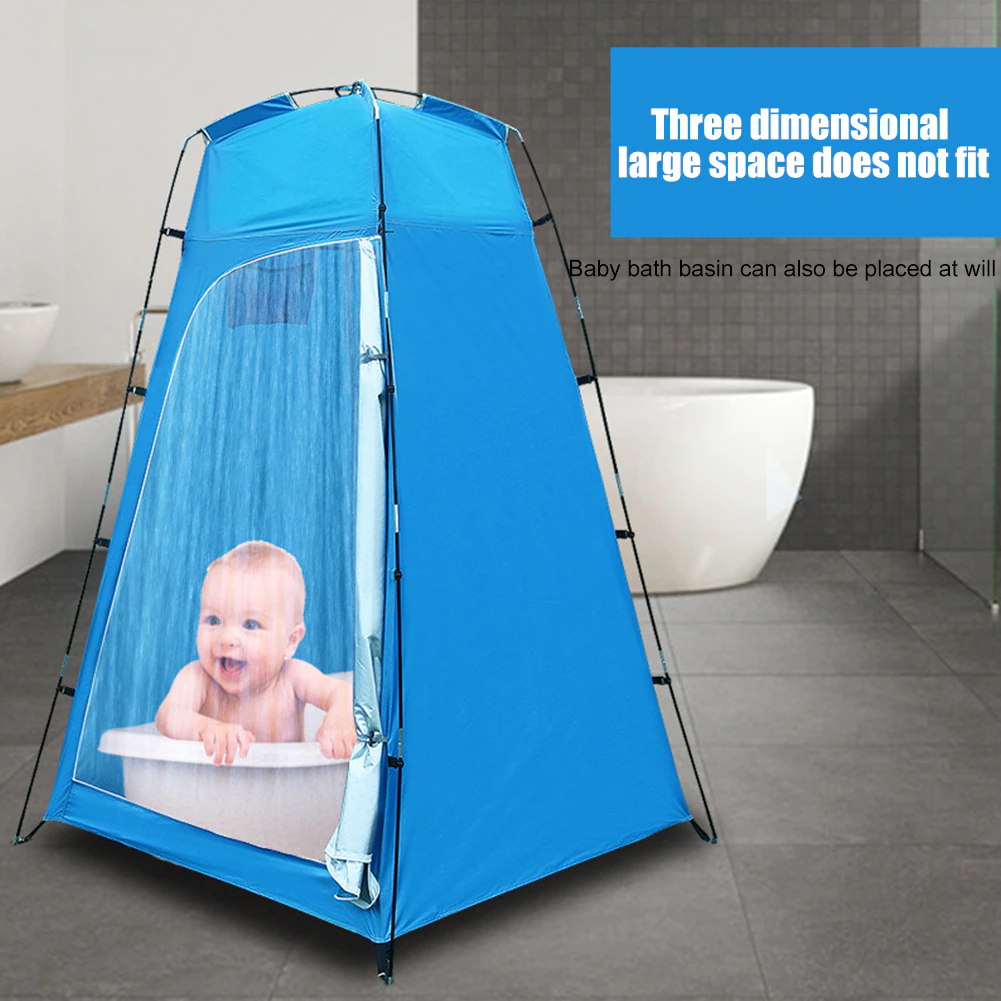 Cheap Goat Tents Portable Outdoor Shower Tent Privacy Shower Bath Change Clothes Tent Camp Toilet Rain Shelter For Fishing Camping Hiking Beach