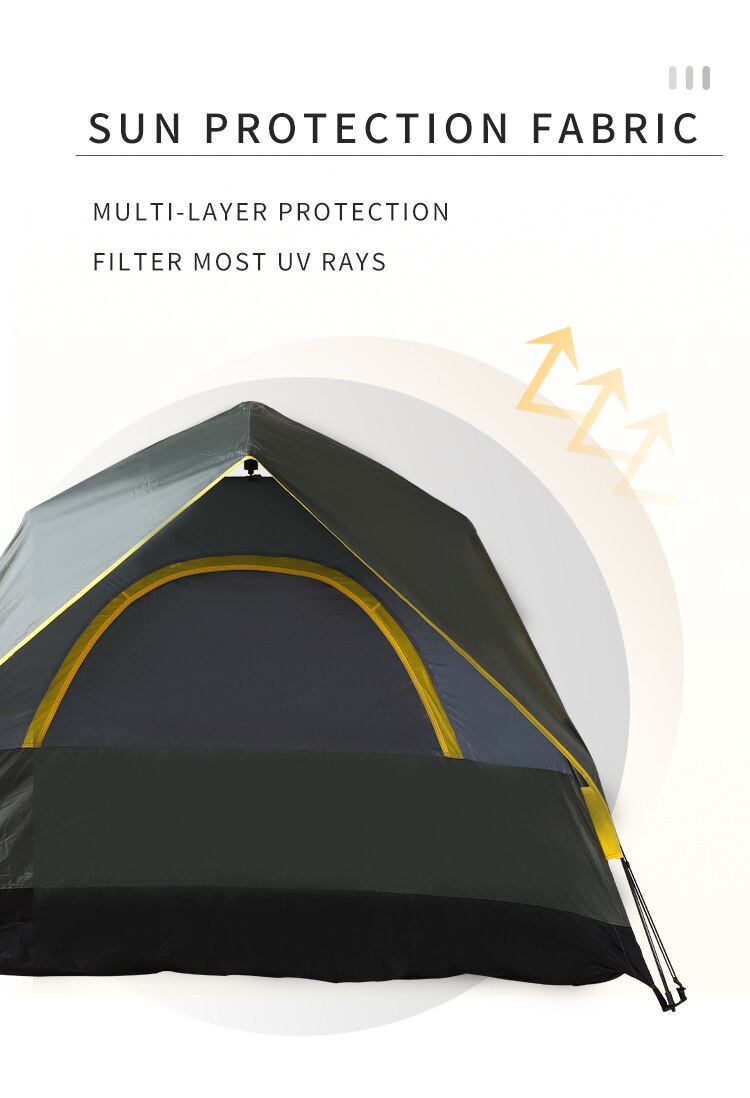 Cheap Goat Tents Portable Outdoor Ultralight Folding Collapsible Windproof Tent Waterproof Tourist Backpacking Tents For Hiking Travel Camping