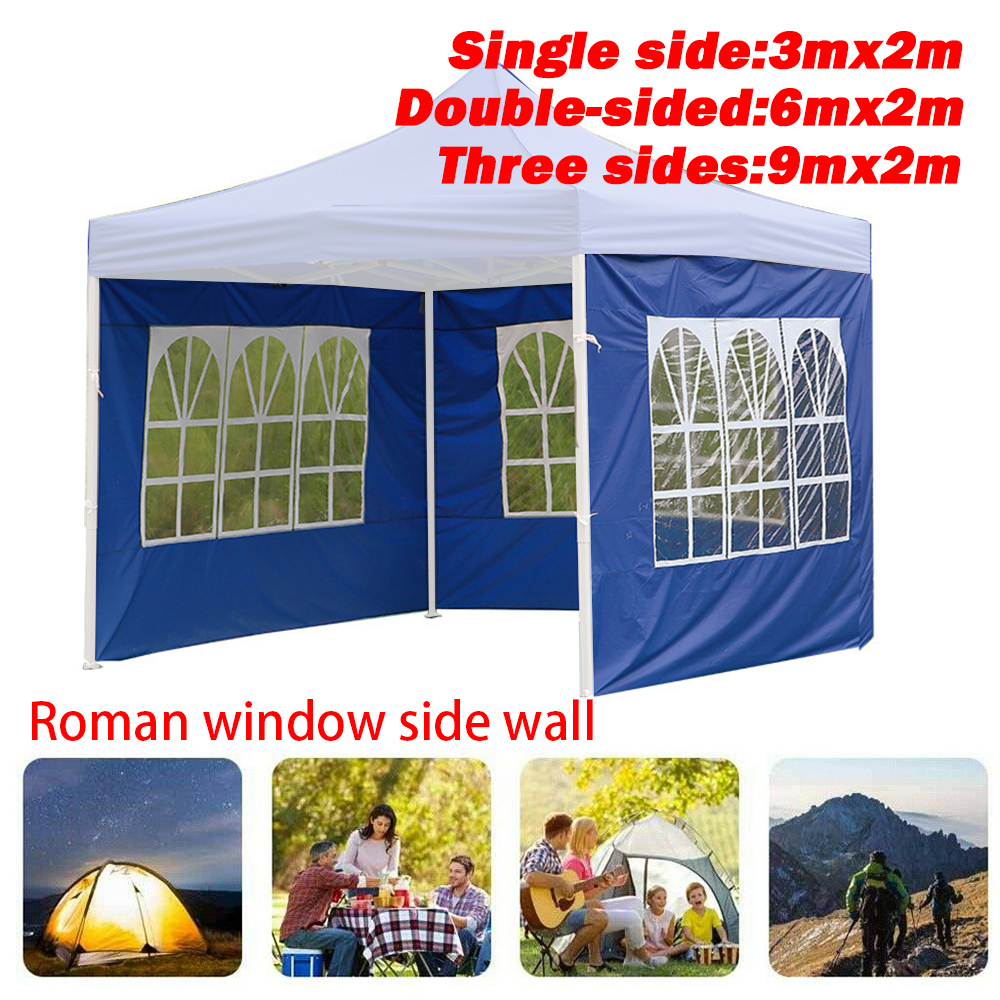 Cheap Goat Tents Portable Oxford Cloth Rainproof Garden Shade Side Wall Waterproof Tent Replacement Cover Tents Gazebo Accessories