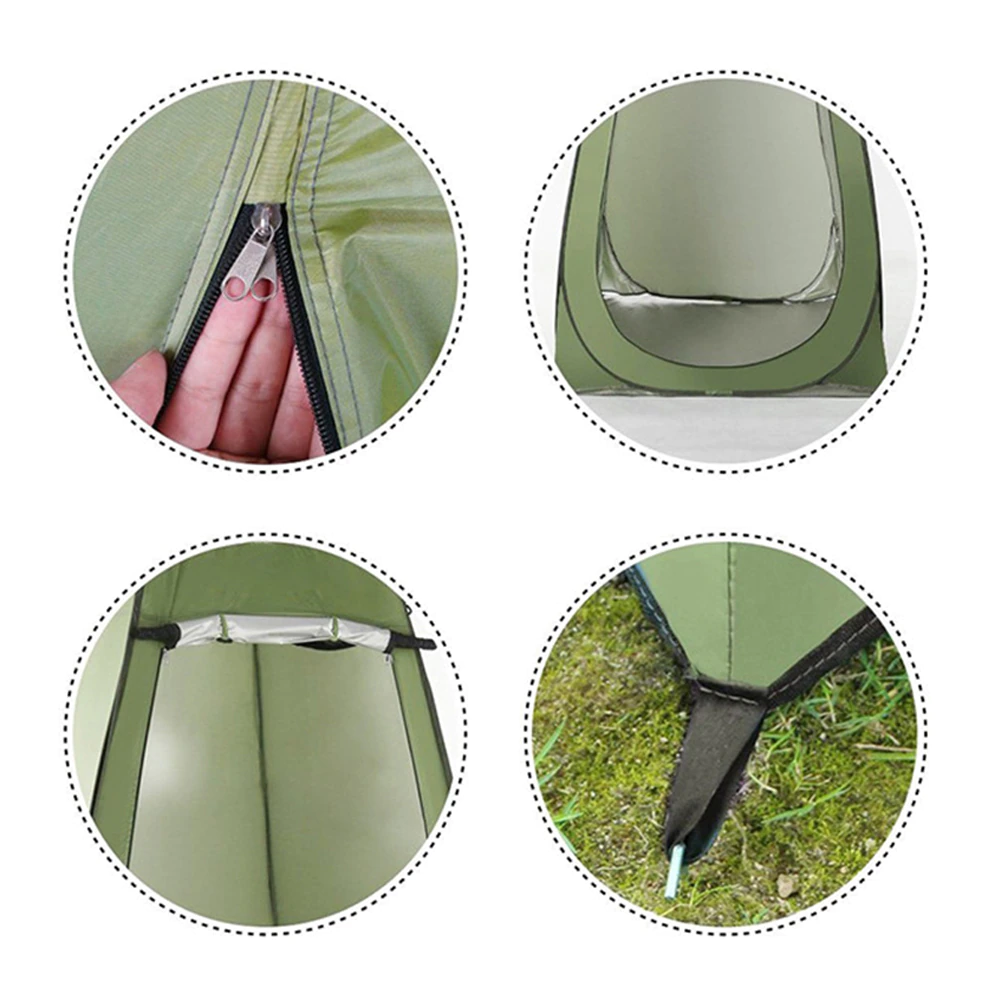 Cheap Goat Tents Portable Pop Up Camping Tents Privacy Shower Tent Spacious Camping Accessories For Hiking Beach Outdoor Toilet Shower Bathroom