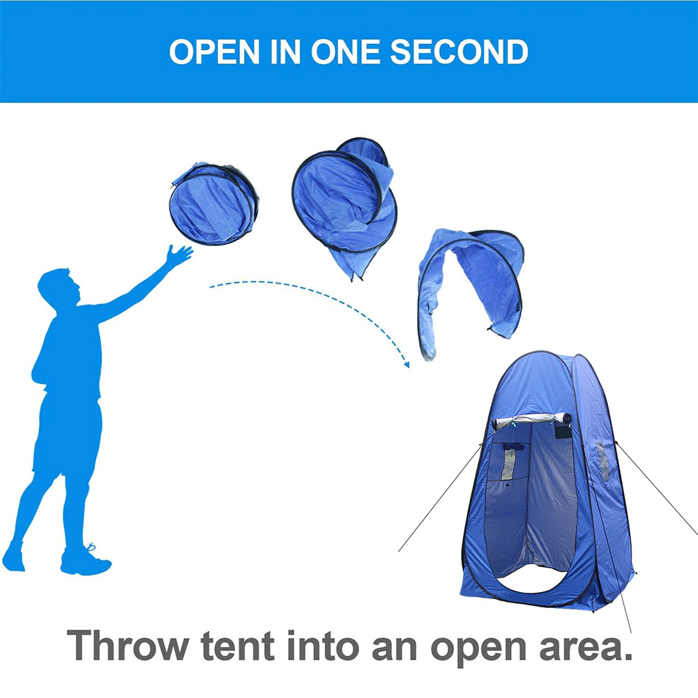 Cheap Goat Tents Portable Pop Up Privacy Tent Outdoor Camping Mobile Shower Automatic Tent Summer Beach Changing Room