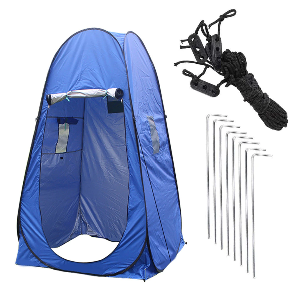 Cheap Goat Tents Portable Pop Up Privacy Tent Outdoor Camping Mobile Shower Automatic Tent Summer Beach Changing Room