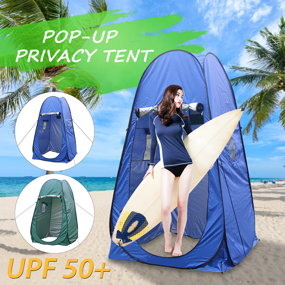 Cheap Goat Tents Portable Pop Up Privacy Tent Outdoor Camping Mobile Shower Automatic Tent Summer Beach Changing Room