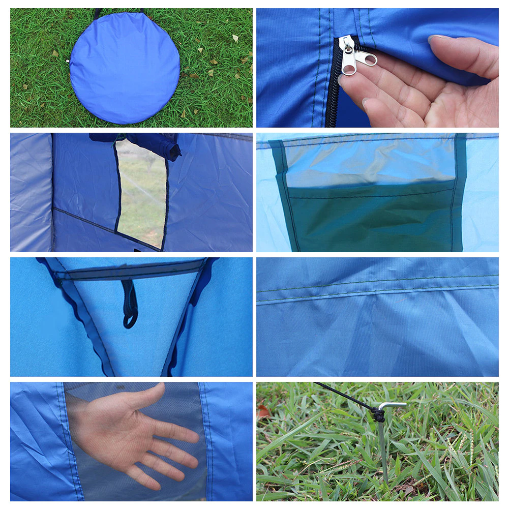 Cheap Goat Tents Portable Pop Up Privacy Tent Outdoor Camping Mobile Shower Automatic Tent Summer Beach Changing Room