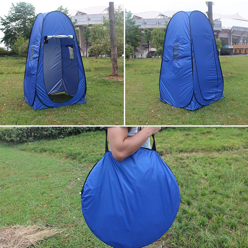 Cheap Goat Tents Portable Pop Up Privacy Tent Outdoor Camping Mobile Shower Automatic Tent Summer Beach Changing Room