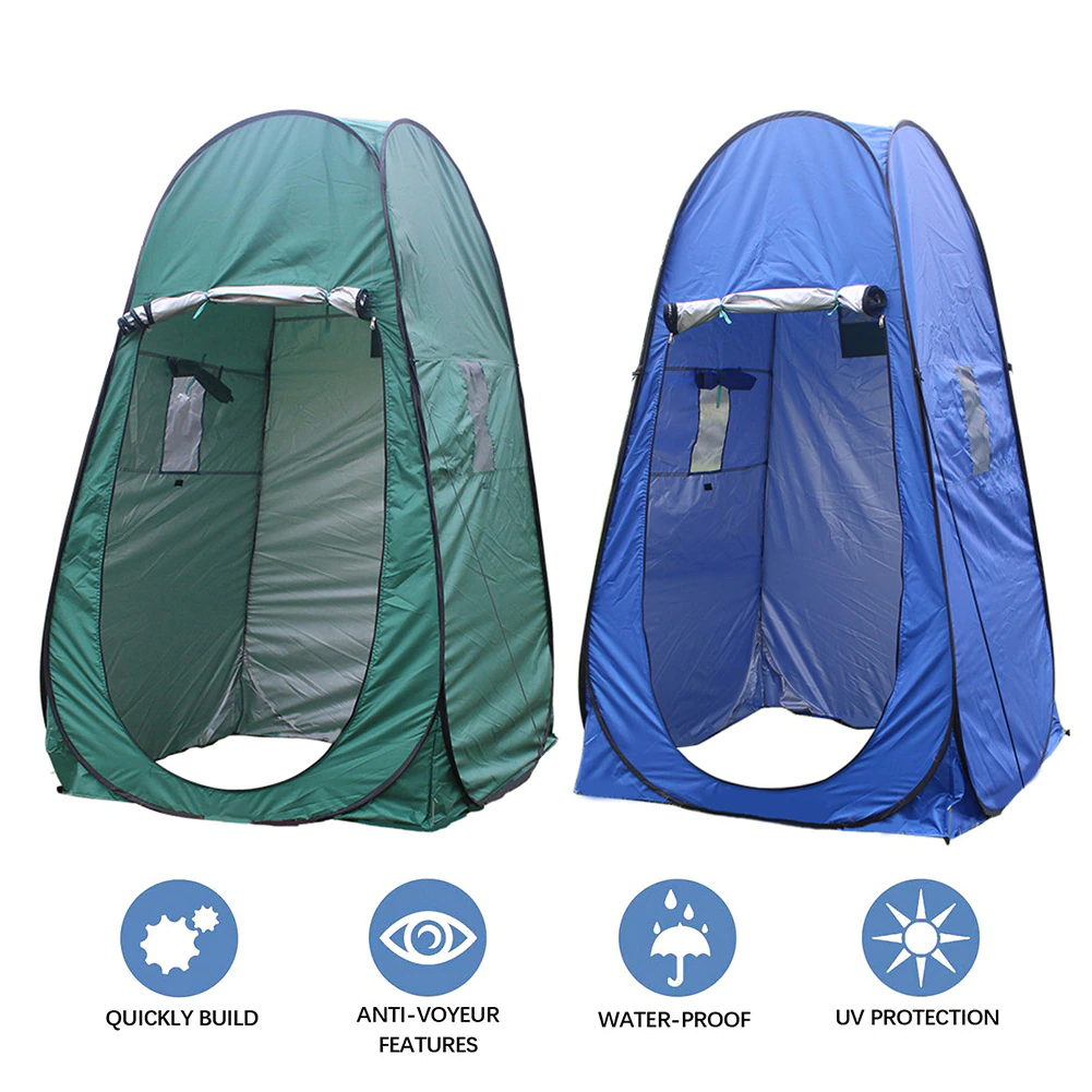 Cheap Goat Tents Portable Pop Up Privacy Tent Outdoor Camping Mobile Shower Automatic Tent Summer Beach Changing Room