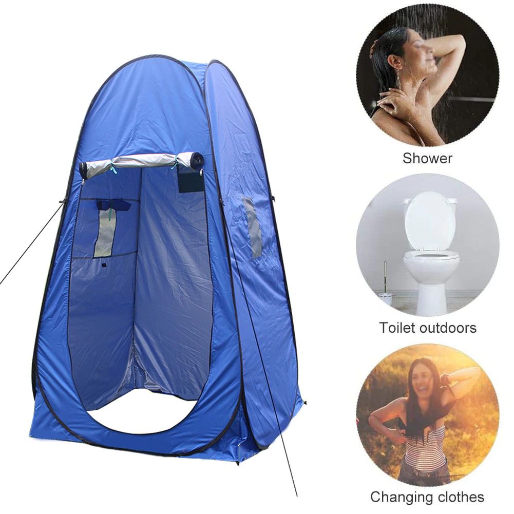 Cheap Goat Tents Portable Pop Up Privacy Tent Outdoor Camping Mobile Shower Automatic Tent Summer Beach Changing Room