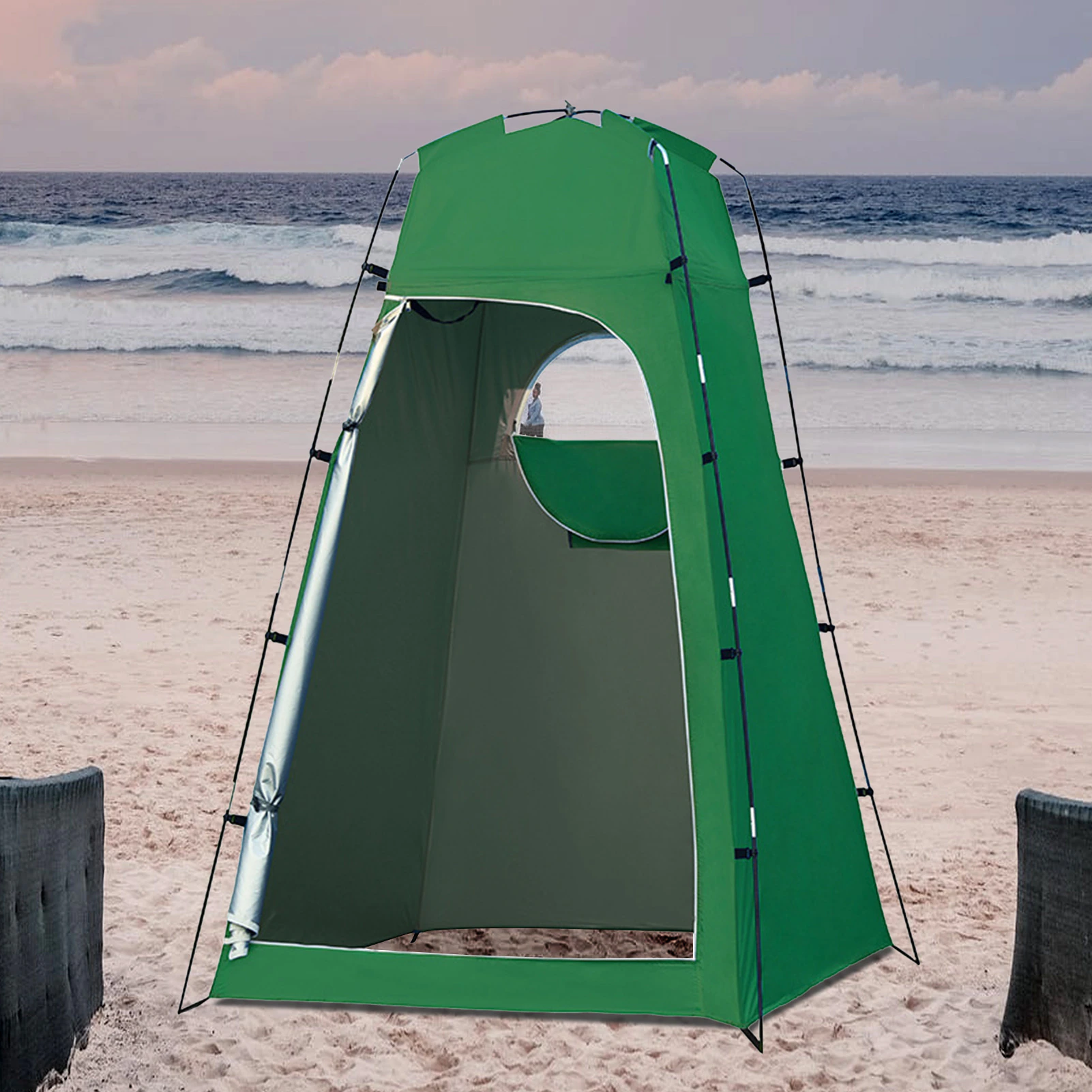 Cheap Goat Tents Portable Privacy Shower Toilet Camping Up Tent Camouflage Room Tent Photography Dressing Changing Outdoor