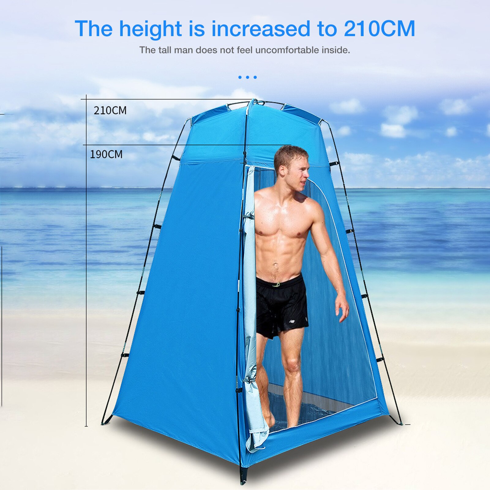 Cheap Goat Tents Portable Privacy Shower Toilet Camping Up Tent Camouflage Room Tent Photography Dressing Changing Outdoor