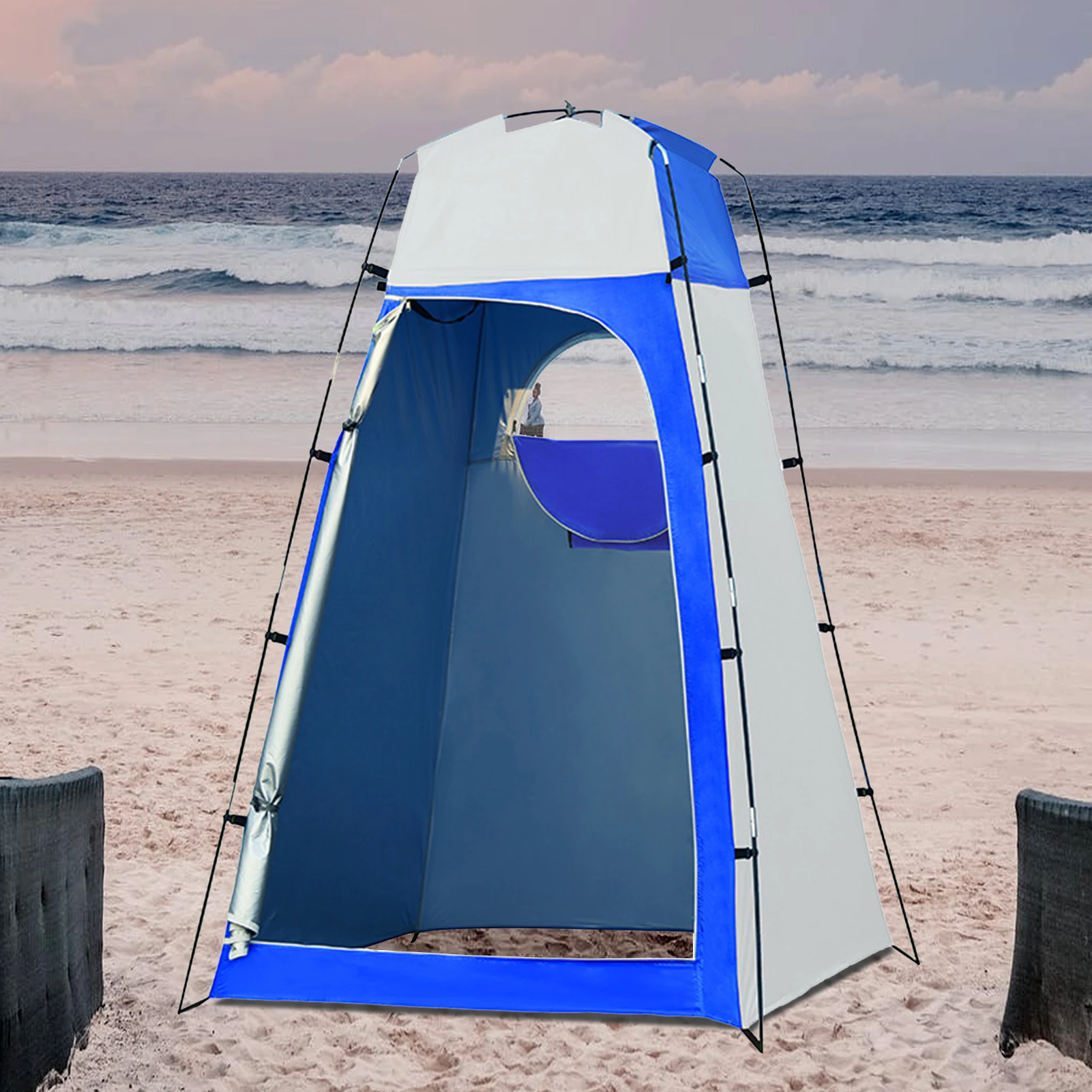 Cheap Goat Tents Portable Privacy Shower Toilet Camping Up Tent Camouflage Room Tent Photography Dressing Changing Outdoor