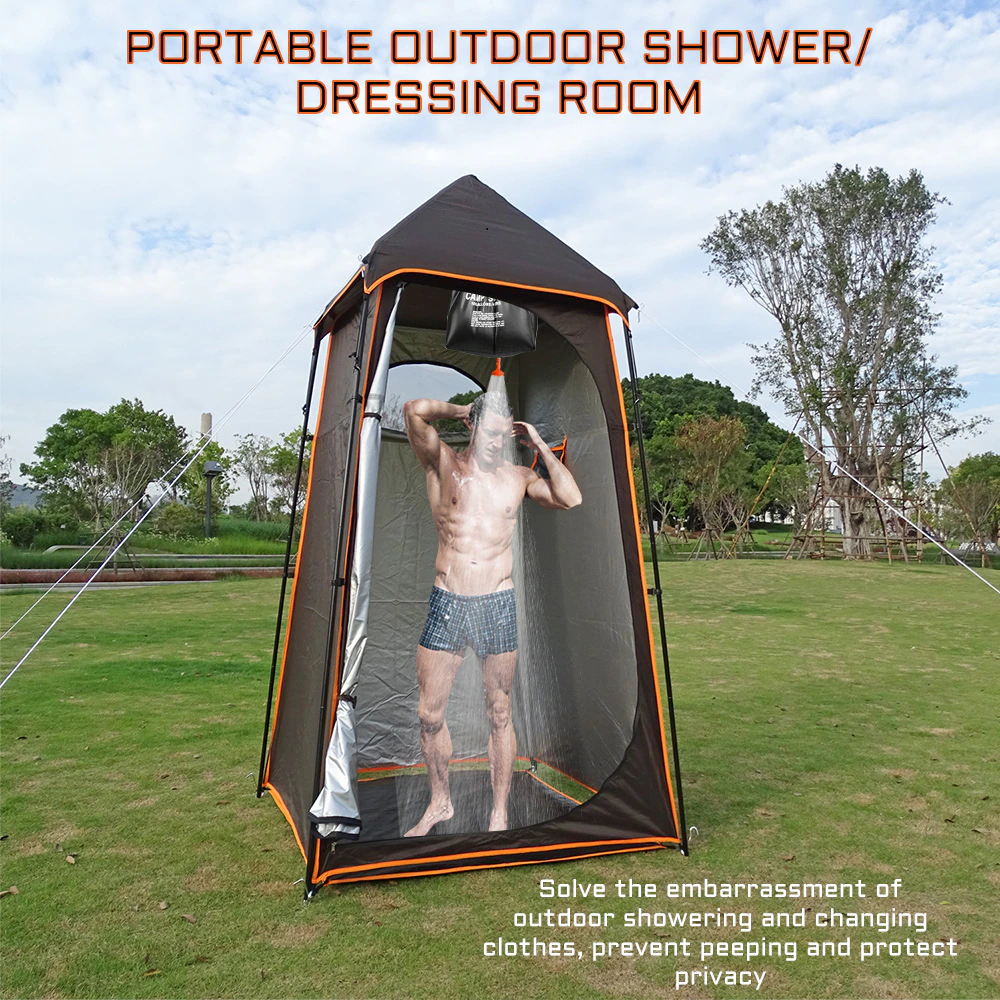 Cheap Goat Tents Portable Toilet Shower Tent Waterproof Outdoor Camping Hiking Beach Shelter Fishing Tents Tourism Privacy Dressing Changing Room