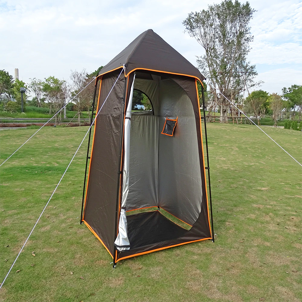 Cheap Goat Tents Portable Toilet Shower Tent Waterproof Outdoor Camping Hiking Beach Shelter Fishing Tents Tourism Privacy Dressing Changing Room