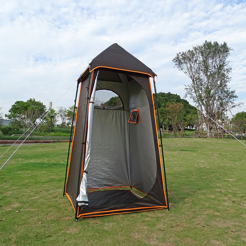Cheap Goat Tents Portable Toilet Shower Tent Waterproof Outdoor Camping Hiking Beach Shelter Fishing Tents Tourism Privacy Dressing Changing Room